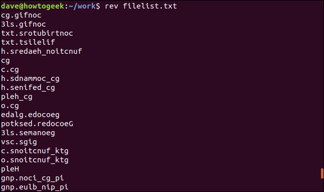 File Rev View How to Use the rev Command on Linux