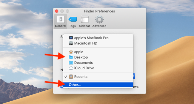 How to Set the Default Finder Folder on Your Mac