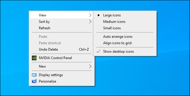 How to Make Windows Desktop Icons Extra Large or Extra Small