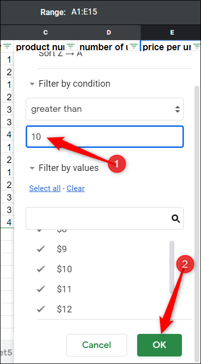 Filter Google Sheets Data without Changing What Collaborators See