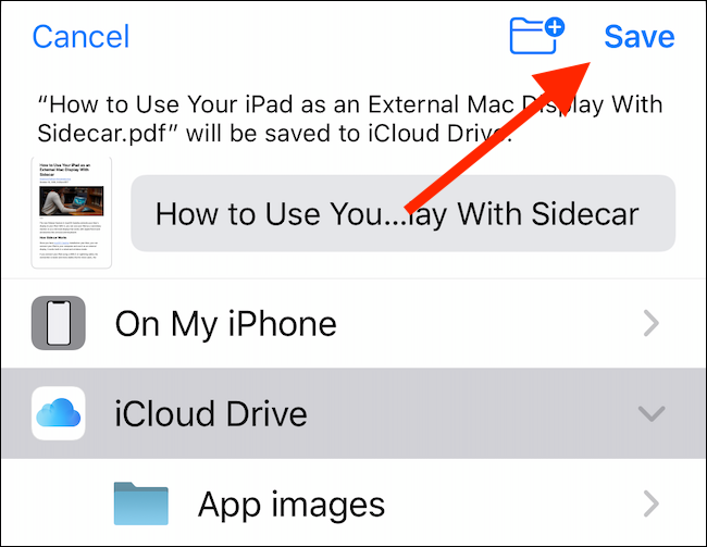 How to Save a Website as a PDF on iPhone and iPad