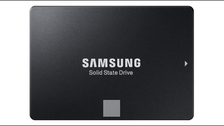 A Samsung 860 EVO SSD.