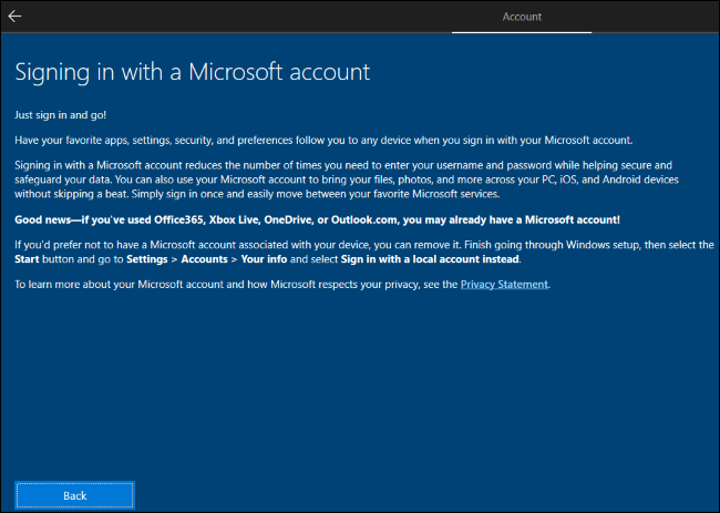 Confirmed: Windows 10 Setup Now Prevents Local Account Creation