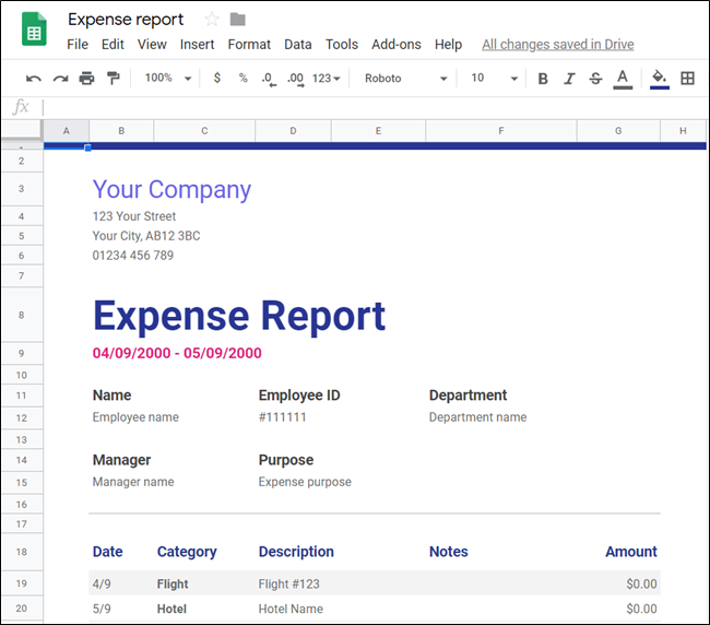 How to Create a Google Sheets Template