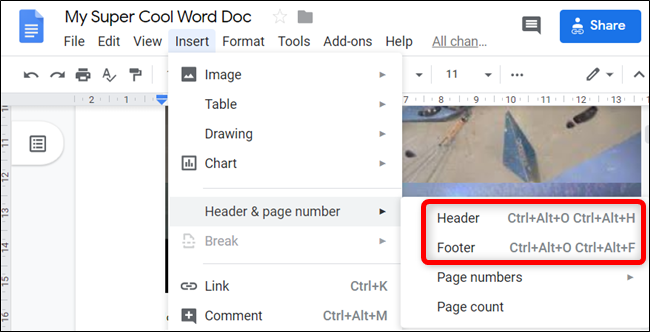 How to Add Headers and Footers in Google Docs