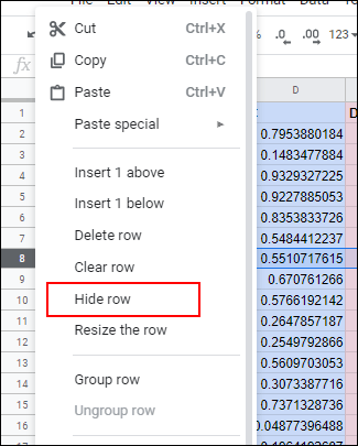 How to Freeze or Hide Columns and Rows in Google Sheets