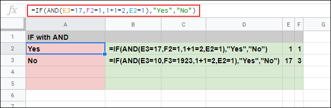 How to Use the AND and OR Functions in Google Sheets