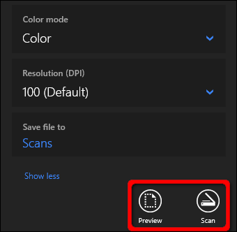 Preview Scan How to Scan a Document in Windows 10