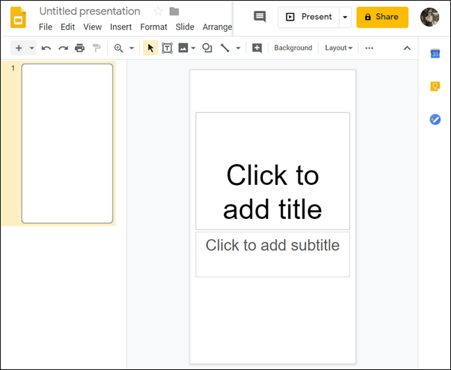 How to Make Slides Vertical in Google Slides