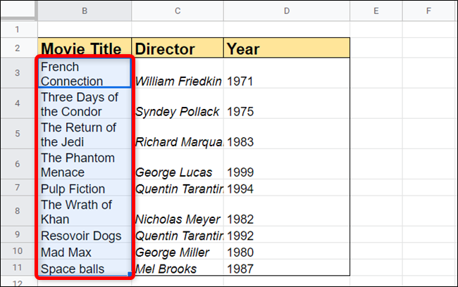 How to Wrap Text in Cells in Google Sheets
