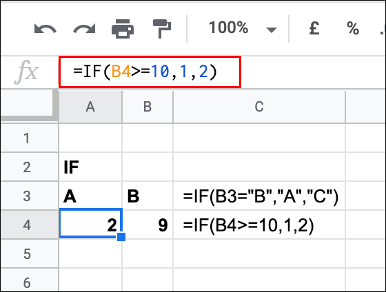How to Use the Google Sheets IF Function