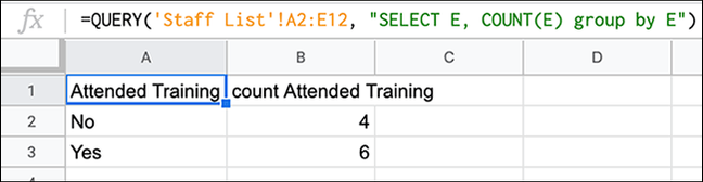 How to Use the QUERY Function in Google Sheets