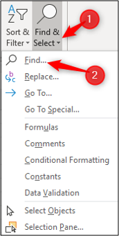 How to Find and Replace Text and Numbers in Excel