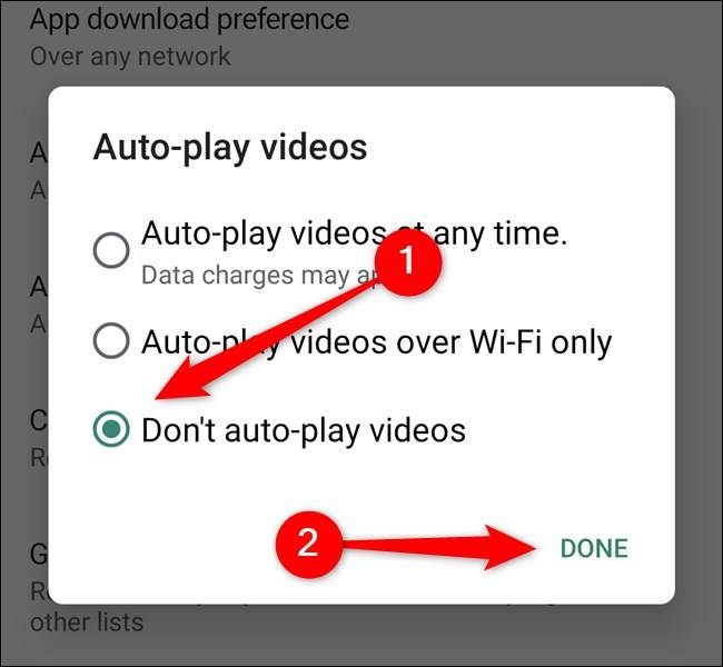 How to Disable Autoplaying Videos in the Google Play Store on Android