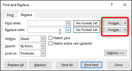 How to Find and Replace Text and Numbers in Excel