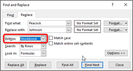 How to Find and Replace Text and Numbers in Excel