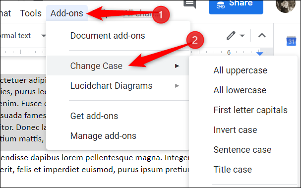 How to Easily Change the Case on Text in Google Docs