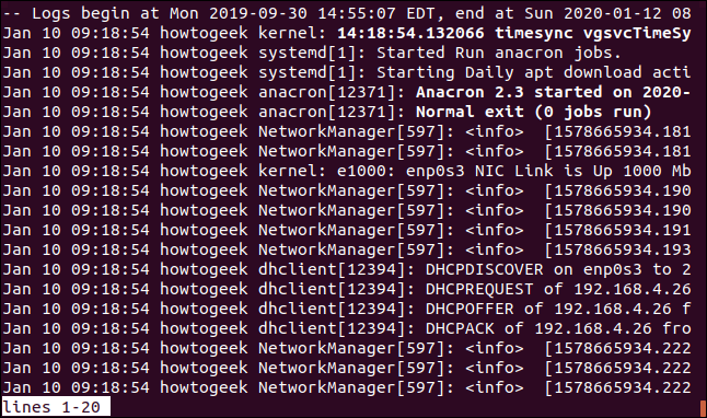 How to Use journalctl to Read Linux System Logs