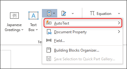How to Create and Use AutoText Entries in Word