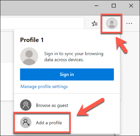 Microsoft Edge Profiles Sign In How to Use Multiple User Profiles in Microsoft Edge