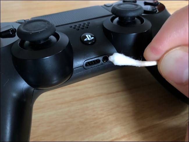 Clean DualShock 4 Ports with Isopropyl Alcohol