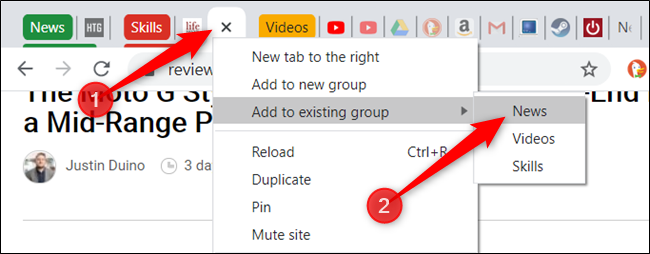 How to Enable and Use Tab Groups in Google Chrome