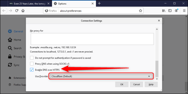 How to Enable DNS Over HTTPS in Firefox