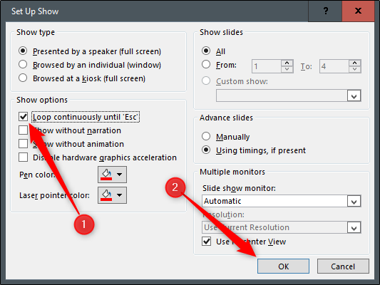 How to Loop a PowerPoint Presentation