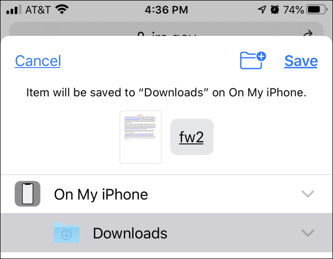 How to Save a PDF to Your iPhone or iPad