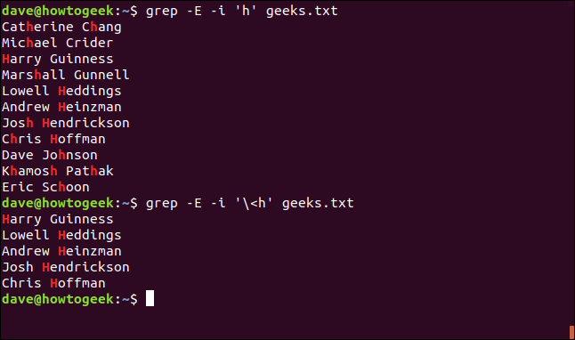 Command Line Reg Exp Example How to Use Regular Expressions (regexes) on Linux