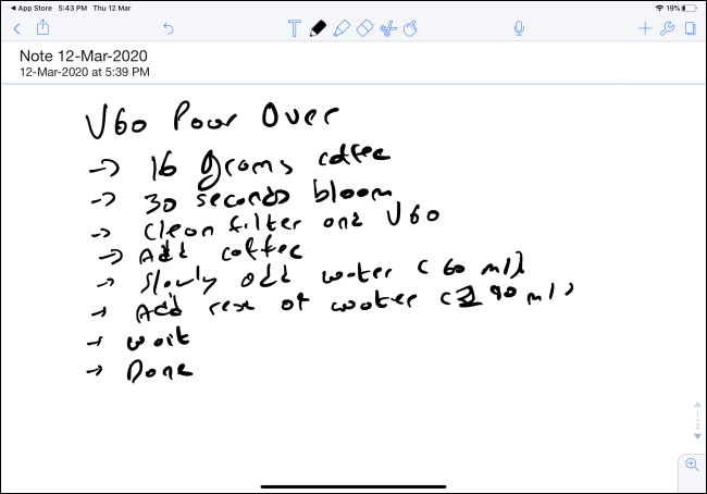Apple Notes Handwriting Examples How to Take Handwritten Notes on Your iPad Using the Apple Pencil