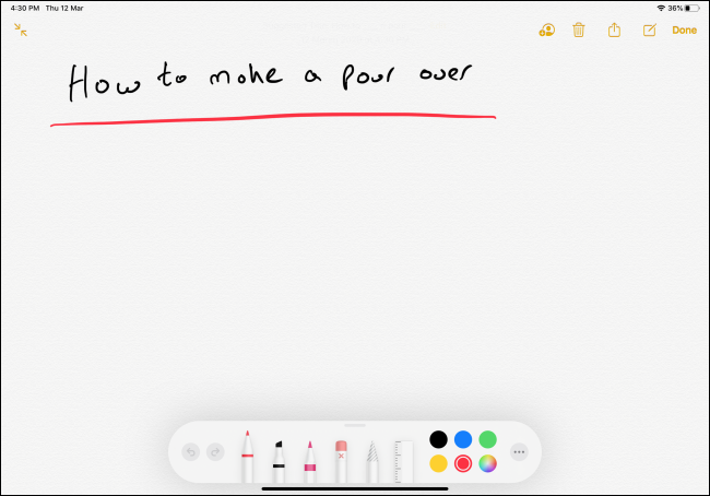 Ipad Writing How to Take Handwritten Notes on Your iPad Using the Apple Pencil