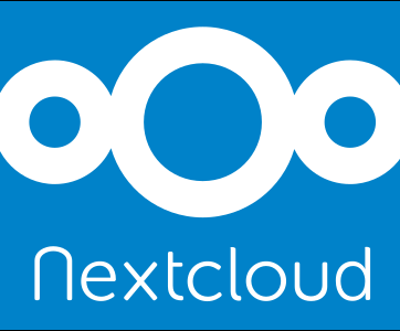Three white circles stacked horizontally on a blue background with the words