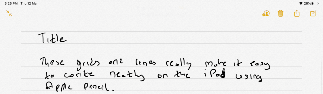 Apple Notes Handwriting Examples How to Take Handwritten Notes on Your iPad Using the Apple Pencil