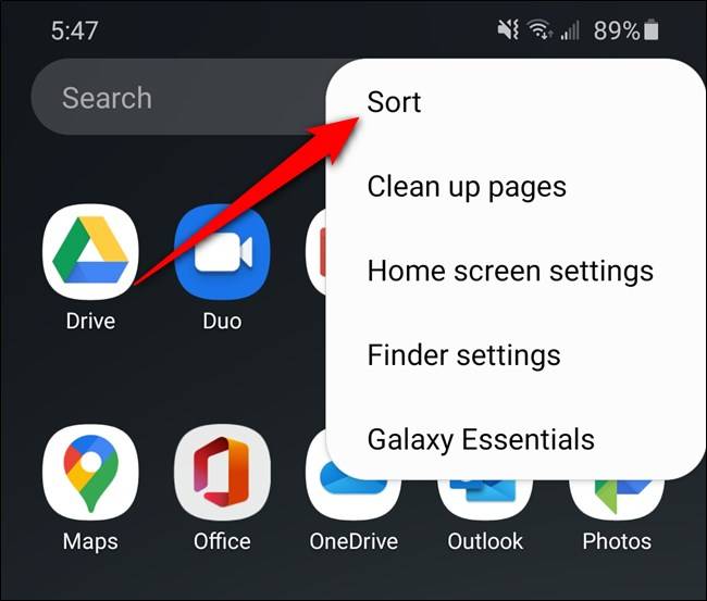 Samsung Galaxy S20: How to Sort the App Drawer in Alphabetical Order