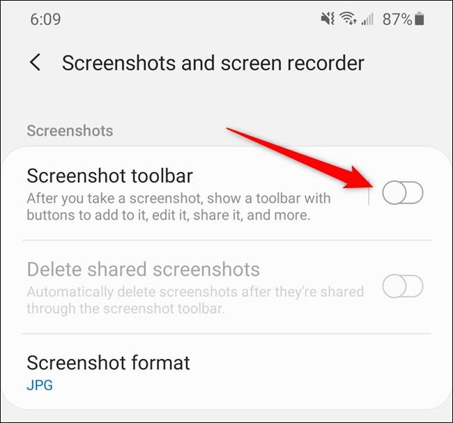 Samsung Galaxy S20: How to Disable the Screenshot Toolbar