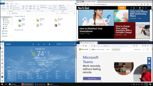 How to Rearrange Windows with Keyboard Shortcuts on Windows 10