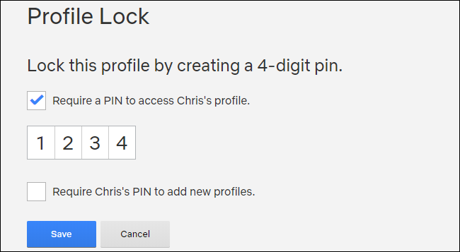 How to Lock a Netflix Profile With a PIN