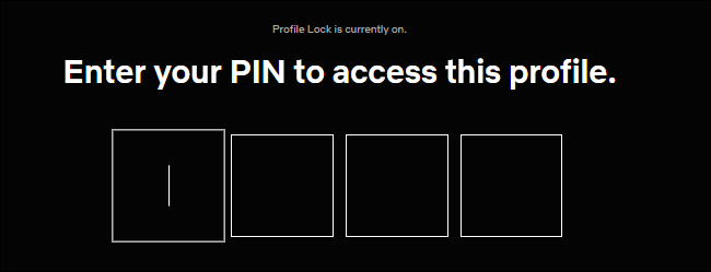 How to Lock a Netflix Profile With a PIN