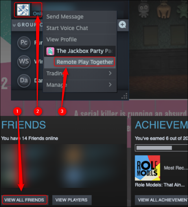 How to Play Local Multiplayer Games Online with Steam Remote Play Together