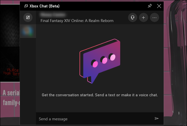 Windows Chat Box How to Chat With Xbox Friends on Windows 10