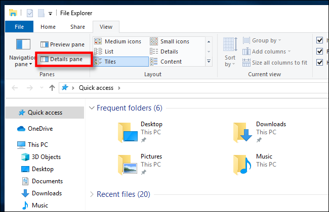 File Explorer Panelview How to Show File Explorer's Preview Pane on Windows 10