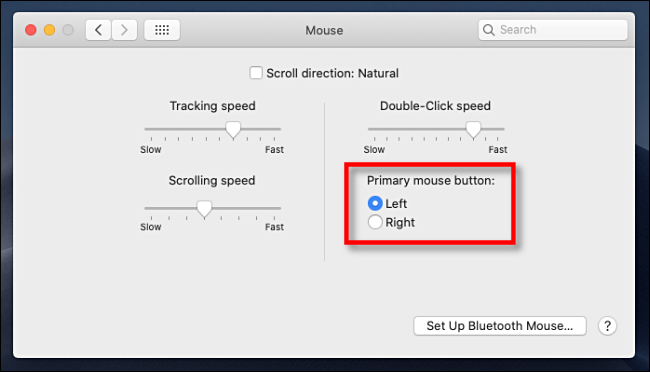Select Mouse Button How to Swap Left and Right Mouse Buttons on a Mac