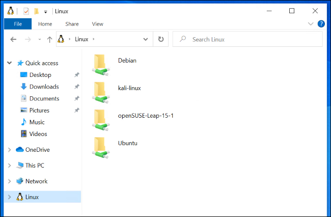 Windows 10's File Explorer Is Getting Linux Files (and Tux)