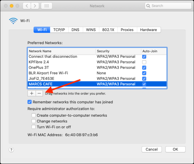 How to Forget a Wi-Fi Network on Mac