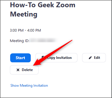 Zoom Delete File How to Cancel a Zoom Meeting