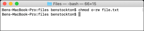 Chmod Mac How to Set File Permissions on Mac
