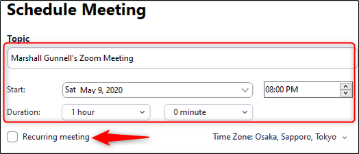 How to Schedule a Zoom Meeting