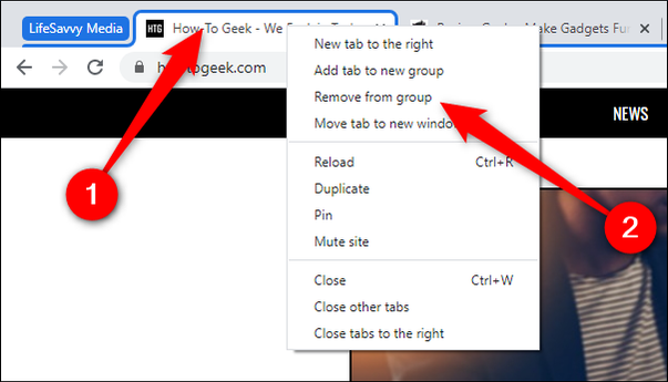How to Collapse and Hide Tab Groups in Google Chrome