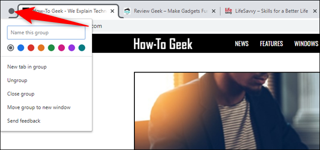 How to Collapse and Hide Tab Groups in Google Chrome